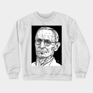 HERMANN HESSE ink portrait Crewneck Sweatshirt